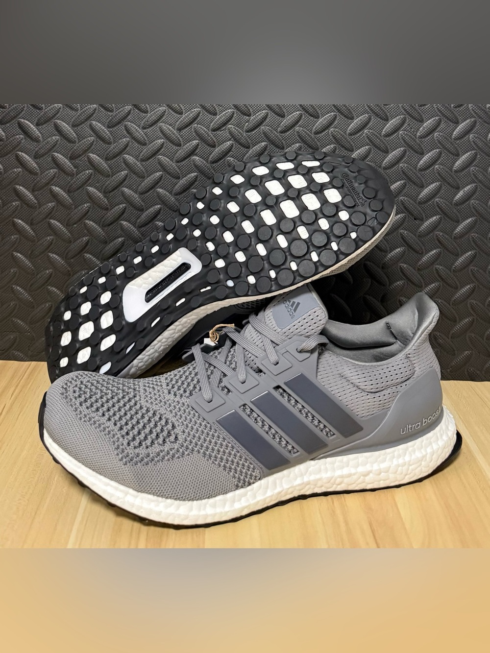 Adidas UltraBoost 1.0 DNA Grey White Running Shoes HQ4200 Mens Size 14